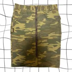 hysterics camouflage pattern skirt