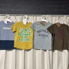 ①【110】4枚⭐︎Tシャツ トップス 半袖