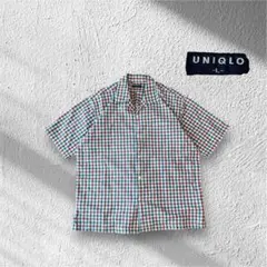 90s UNIQLO オールドユニクロ チェック ギンガム シアサッカー