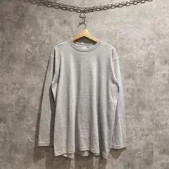 新品未使用 UnitedAthle ユナイテッドアスレ ロンＴ 無地 グレー