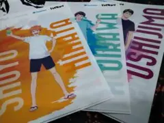 ハイキュー　クリアファイル3種　ファミマ