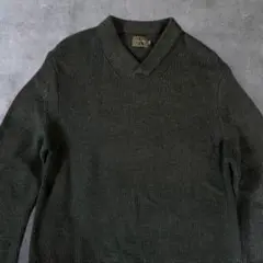 美品　Calvin Klein Vネックニット ダークグレー