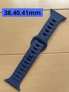 アップルウォッチ バンド 38 40 41mm 対応 ネイビー コンパチブル