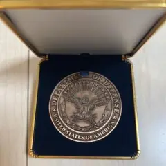 ⭐️Department of Defense & 防衛省　記念硬貨、メダル⭐️ 防衛省メダル 45mm 金Ver