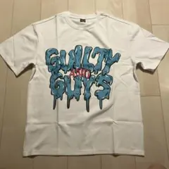 guiltyguys Tシャツ　サイズ　S 白　ロゴ　水色 guiltyguys Tシャツ サイズ S 白 ロゴ 水色 - メルカリ