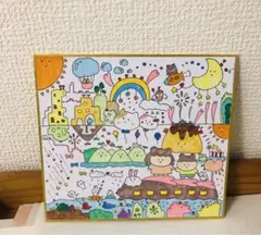 手描きイラスト【オリキャラ　happyな世界】