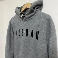 レアアイテム!AIR JORDAN ロゴ入り パーカー XLサイズ グレー