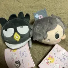 ジグザグ　サンリオキャラクターズ　フェイスマスコット　影丸　ばつ丸　セット　①
