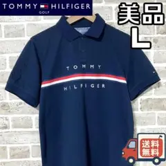 【24時間以内/匿名配送】美品 トミーヒルフィガーゴルフ メンズ ポロシャツ L