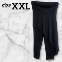 サロペット【XXL】黒 海外古着