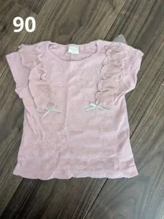 SIMPLE FREE ピンク Tシャツ 90