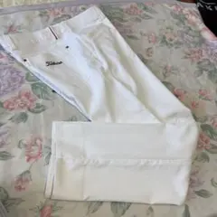 極美品W84-86cmTitleist春夏サイドスリット入 4Pストレッチパンツ