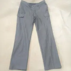 【美品】 23区 GOLF ゴルフ ロングパンツ スラックス グレー W90