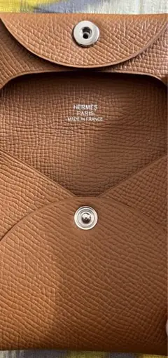 【優雅な名品】HERMES◆バスティア コインケース◆ゴールド◆箱付き◆C刻印