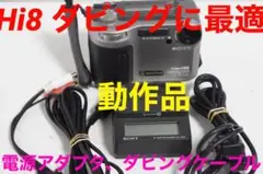 CCD-SC55 動作品 ダビング SONY Hi8ビデオカメラ 8ミリ