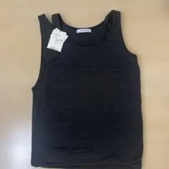 HÉLIOPÔLE ダークグレー タンクトップ ❣️新品タグ付き❣️