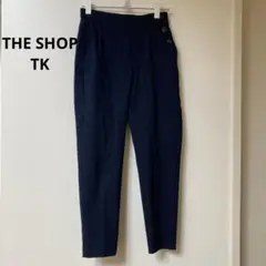 THE SHOP TK クロップドパンツ　ネイビー　S