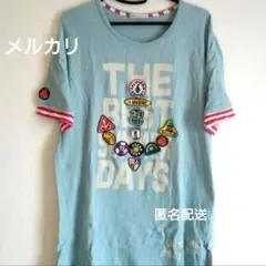 rough ラフ　イカリ　マリンワッペン柄　Tシャツ