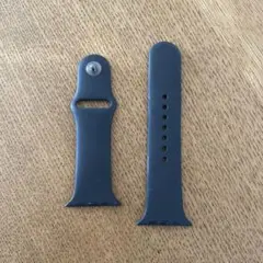 【純正】Apple Watch用 グレー シリコンバンド 45mm S/Mサイズ