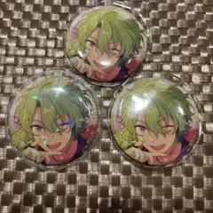 3点　あんスタ 巴日和 イベコレ シャッフル ムーンライトディスコ 缶バッジ