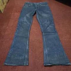 バックボーン　backbone デニム　ブーツカット2本セット 濃紺】SKULL JEANS 5508XX セルビッチ ブーツカットデニム30