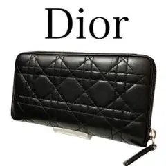 クリスチャン ディオール dior ラウンド 長財布 ブラック