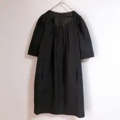 【LAPISLUCE PER BEAMS】（S）フォーマル半袖ミニワンピース