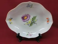 【マイセン】花文ソルトプレート