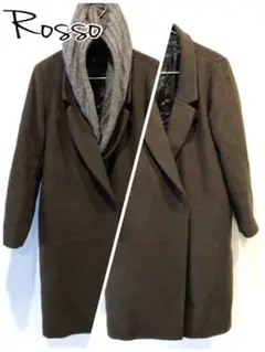 Rosso ロッソ アーバンリサーチ 2way ニットフード 脱着 コート