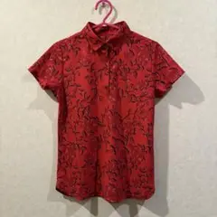 Callaway レディース 花柄シャツ 赤　M 新品