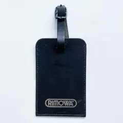 RIMOWA リモワ ラゲージタグ 黒に銀文字 未使用 #2