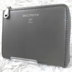 未使用級 DRESSTERIOR レザー L字ラウンドファスナー コンパクト財布