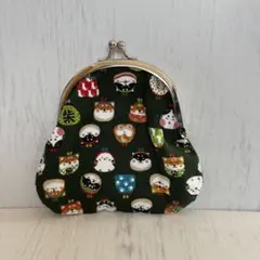 ハンドメイド★がま口・大サイズ【柴犬・おかめとひょっとこ】