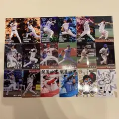 18枚セット プロ野球チップス2025 第2弾 スターカード 坂本 田中将 村上