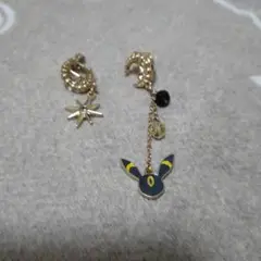 ポケモン ブラッキー イヤリング