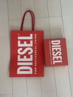 DIESEL レッド 小物入れ