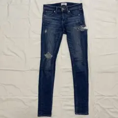 美品 GYDA ジェイダ ダメージデニム スキニー