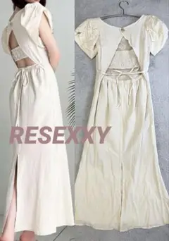 【美品】RESEXXY リゼクシー　バッグリボンマーメイドワンピース S
