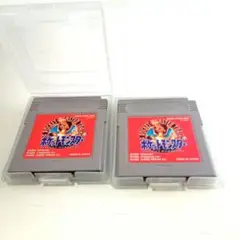 ゲームボーイソフト　 ポケットモンスター赤　２個 ケースなし