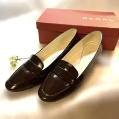 REGAL ダークブラウン ローファー23.5cm