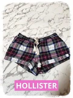 ☘️P1☘HOLLISTER チェック ショーパン XS