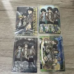 進撃の巨人 トレーディングカード 4枚セット