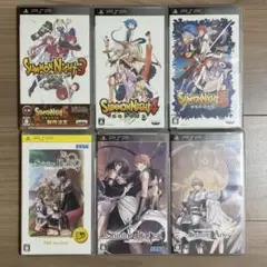 PSP ソフト サモンナイト、シャイニングハーツなど 6本