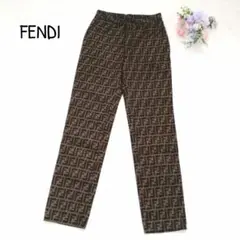 美品✨ FENDI パンツ ズボン ズッカ FF 総柄 ロゴボタン 28