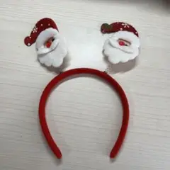 クリスマス サンタヘアバンド