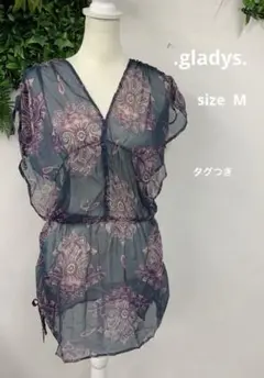 .gladys.　チュニック　M　 シースルー　シフォン　レディース　タグつき