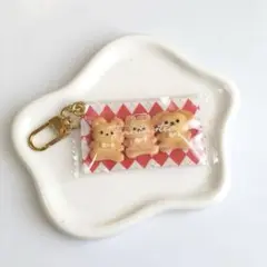 【GB164】 どうぶつクッキー パッケージチャーム キーホルダー