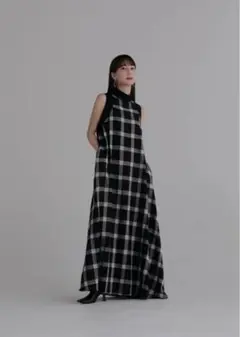 louren ローレン　 stand collar check dress ONLINE STORE】完売アイテム受注販売のご案内 – louren store