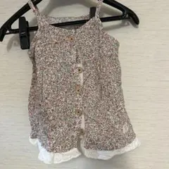 オリーブデオリーブの花柄タンクトップ