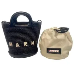 MARNI マルニ 巾着 ショルダー 3WAY クロスボディ バケットバッグ